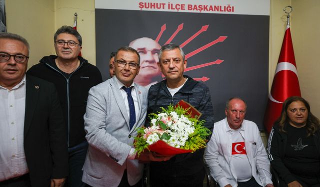 Özgür Özel'den Şuhut ziyareti