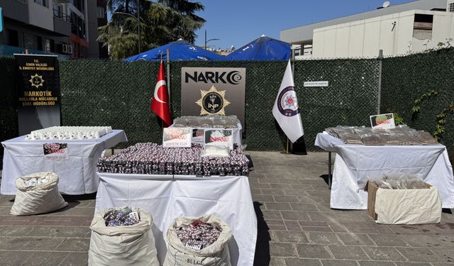 İzmir'de yasaklı madde dolayısıyla  133 şüpheli tutuklandı