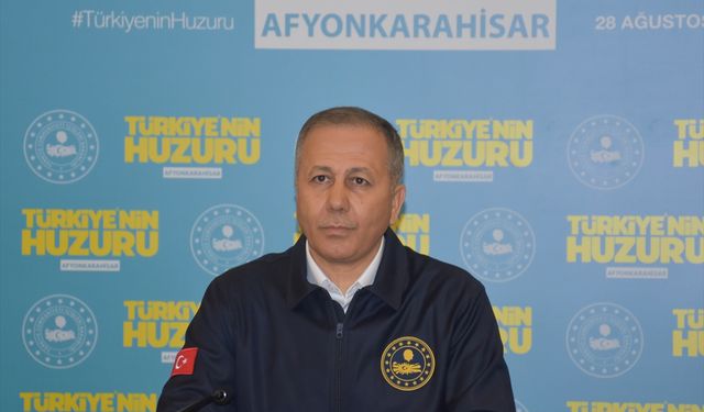 Bakan Yerlikaya, Afyonkarahisar'da güvenlik toplantısı yaptı