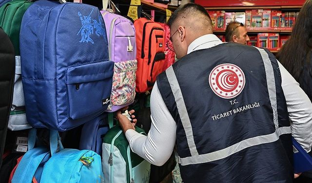 Okullar açılıyor ve bakanlık kırtasiye malzemelerini denetlemeye başladı