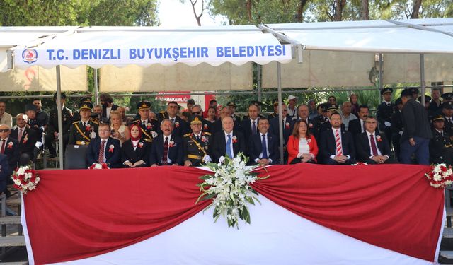 Denizli'de 30 Ağustos Zafer Bayramı kutlandı