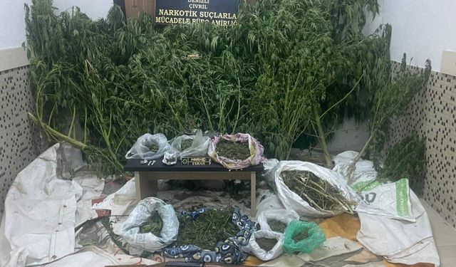 Uşak'ın sınırında yasaklı madde operasyonu, 2 şüpheli tutuklandı
