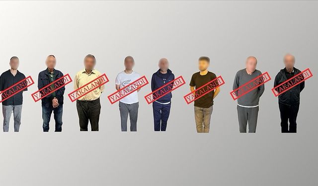 Kırmızı bültenle ve ulusal seviyede aranan 8 suçlu Türkiye'ye getirildi