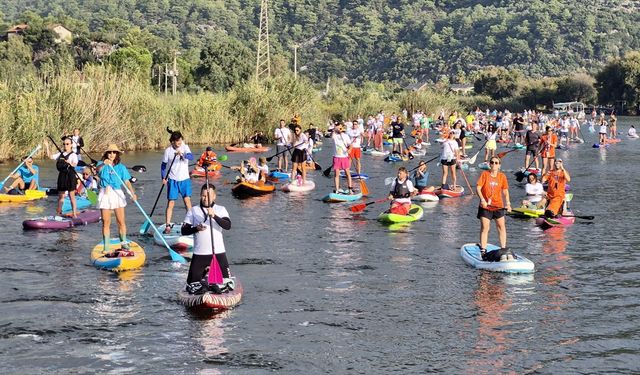 Köyceğiz ve Ortaca'da Kano Fest 6'ıncı kez yapıldı