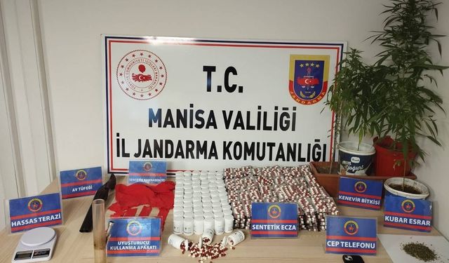 Manisa'da yasaklı madde operasyonunda 1 şüpheli yakalandı