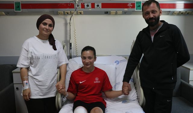 13 yaşındaki judocu annesinden gelecek kas nakli ile başarıya ulaşacak