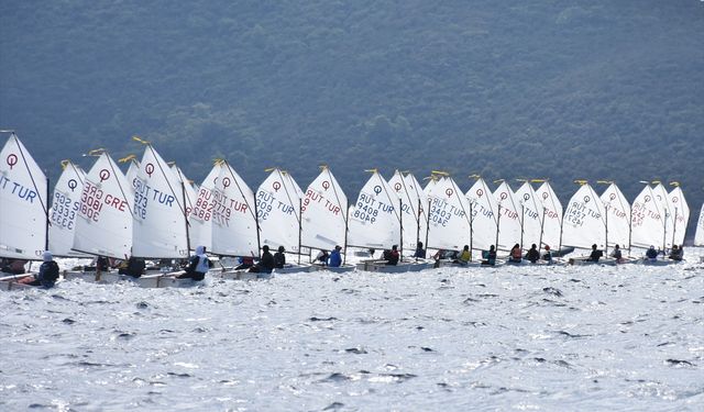 Bodrum Ticaret Odası 13. Bodrum Uluslararası Optimist Yarışları başladı