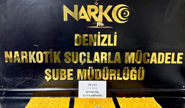 Denizli'de evde fırının gizli bölmesine yasaklı madde saklamışlar!