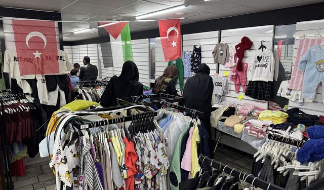 Afyonkarahisar'da Gazze yararına kermes açıldı