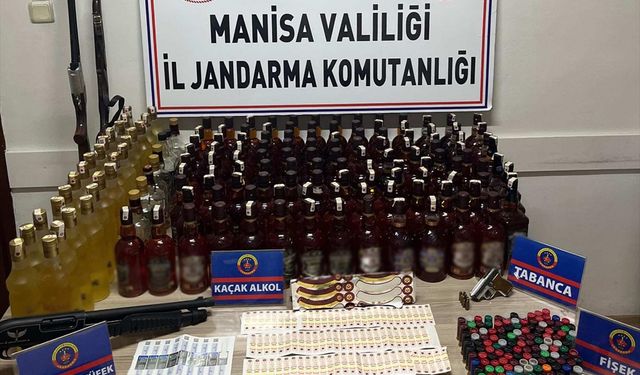 Salihli'de sahte içki operasyonu, 1 gözaltı!