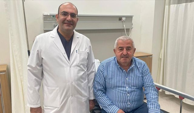 Yemek borusuna 4 santimetrelik kemik takılmış!