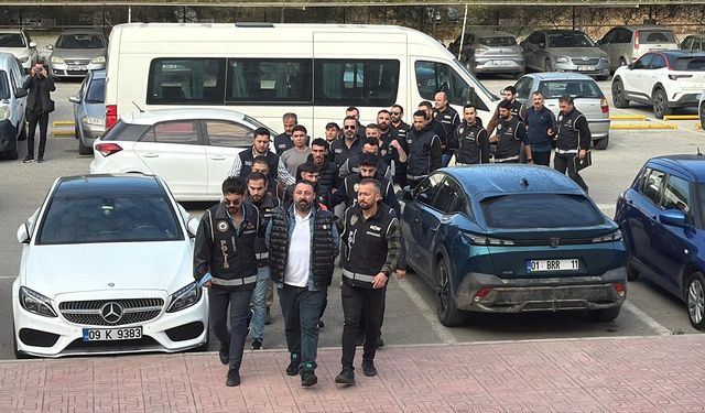 Muğla merkezli 7 ilde suç örgütüne vurgun! 10 gözaltı!
