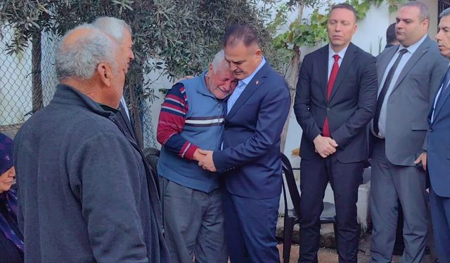 Muğlalı şehit Emrah Kuran'ın ailesine taziye