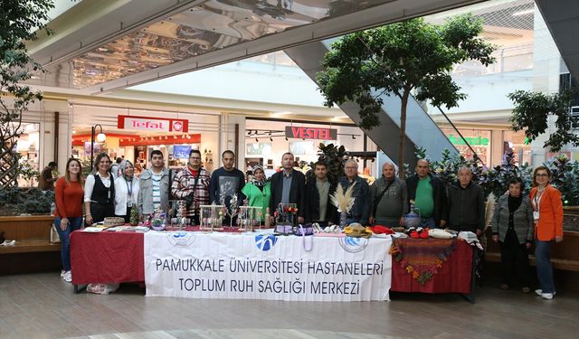 Denizli'deki psikiyatri hastalarına sanatlı tedavi