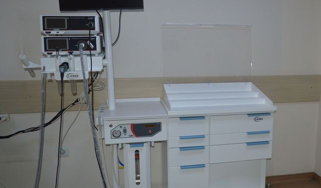 Uşak'ta kulak, burun ve boğaz şikayetleri olanlar için 7 adet yeni cihaz