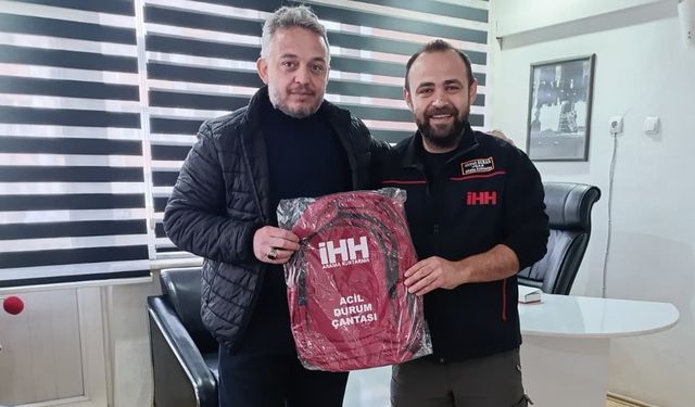 Uşak'ın Banaz ilçesinde afetlere karşı BAKUD ve Uşak İHH ortak çalışma yapacak