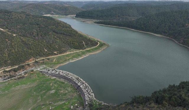 İstanbul'a iyi yağmur yağmasına rağmen barajlardaki su hala düşük seviyede