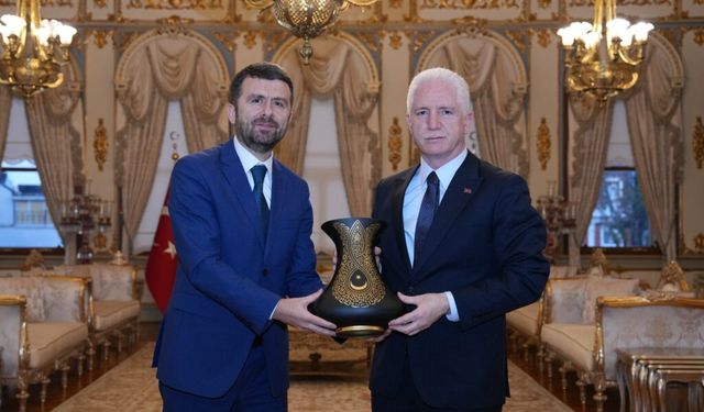 BİK Genel Müdürü Abdülkadir Çay, İstanbul Valisi'ni ziyaret etti