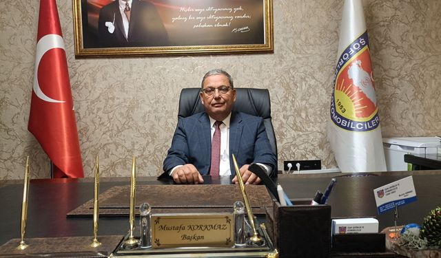 Uşak Şoförler Odası Başkanı Mustafa Korkmaz'ın acı günü