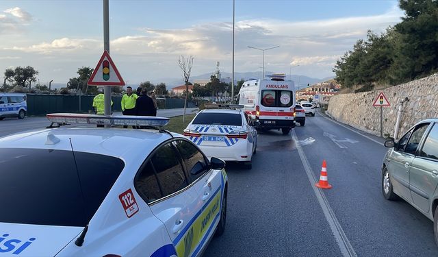 Aydın'da motosiklet devrildi, 1 ölü!