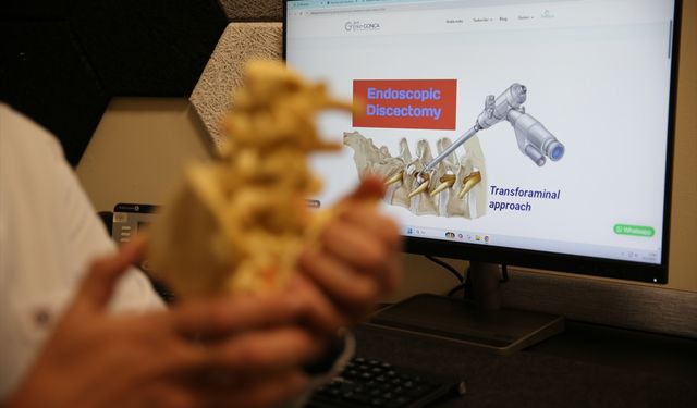 Denizli'de tam kapalı bel fıtığı ameliyatı taburcu süresini aynı güne düşürdü!