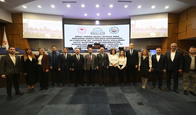 Dikili'deki ihtisas sera organize sanayi bölgesinin altyapı ihalesi sonuçlandı