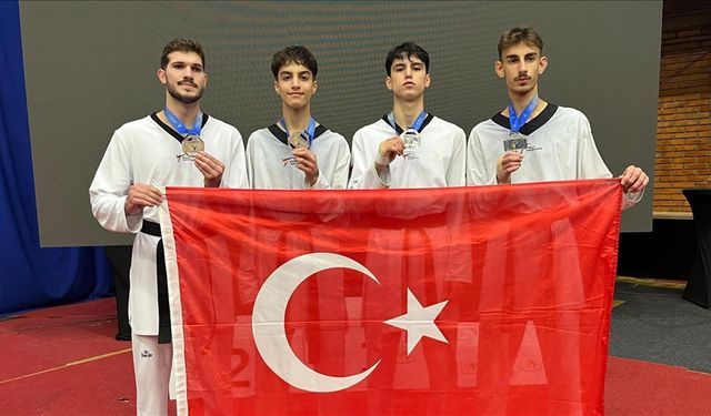 Milli tekvandoculardan 4 madalya