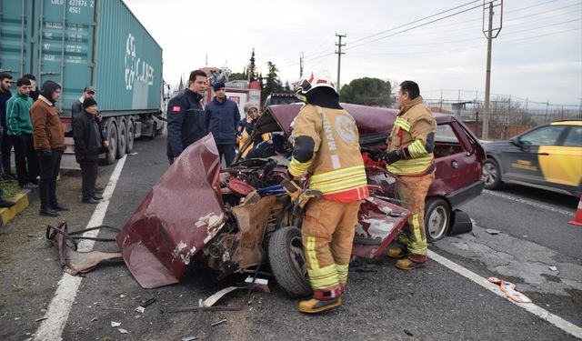 Manisa'da feci kaza, 1 ölü!