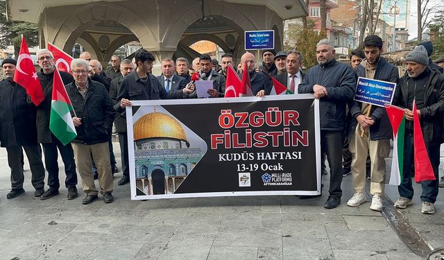 Afyonkarahisar'dan Kudüs'e destek