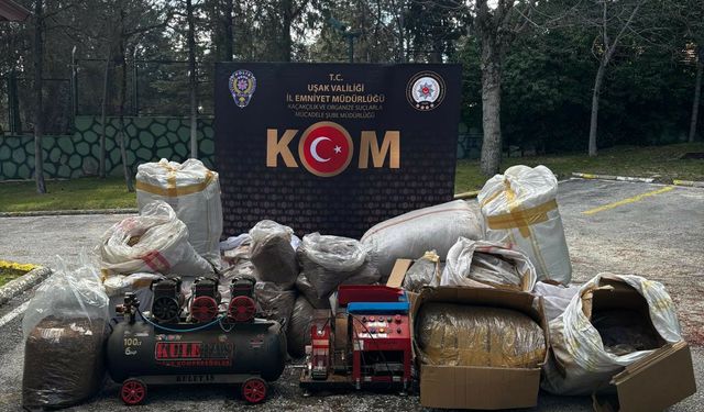 Uşak'ta zehir tacirleri ve sigara kaçakçılarına göz açtırılmadı!