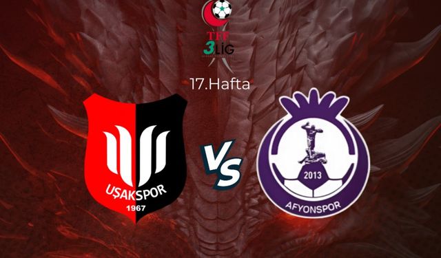 Uşakspor, 18 Ocak 2026 Pazar günü Afyon'u konuk edecek!
