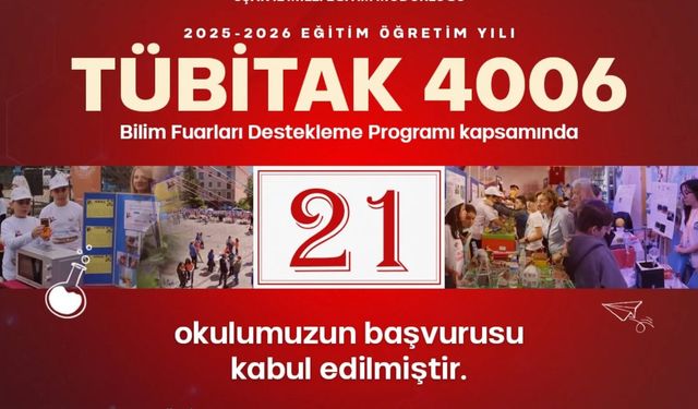 Uşak'tan 21 okul TÜBİTAK tarafından desteklenecek