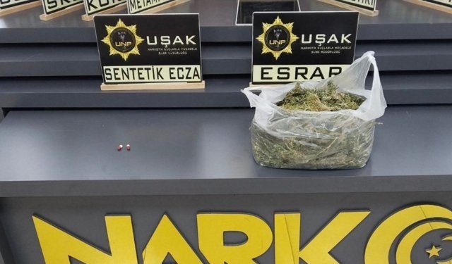 Uşak'ta zehir tacirlerine vurgun! 3 kişi tutuklandı!