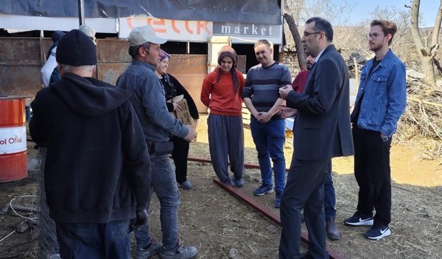 Uşak İl Tarım ve Orman Müdürü, Ramazan ve Mehmet Çelik'in işletmelerini ziyaret etti