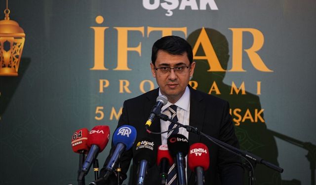 Uşak Valisi Kartal: Selçuklu ve Osmanlı'dan Cumhuriyete uzanan bir iyilik kültürümüz var!