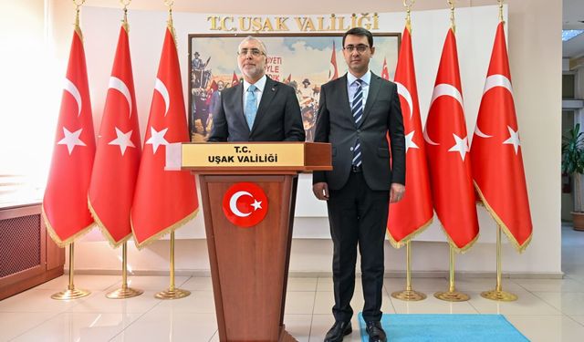 Bakan Vedat Işıkhan, Uşak Valiliğini ziyaret etti