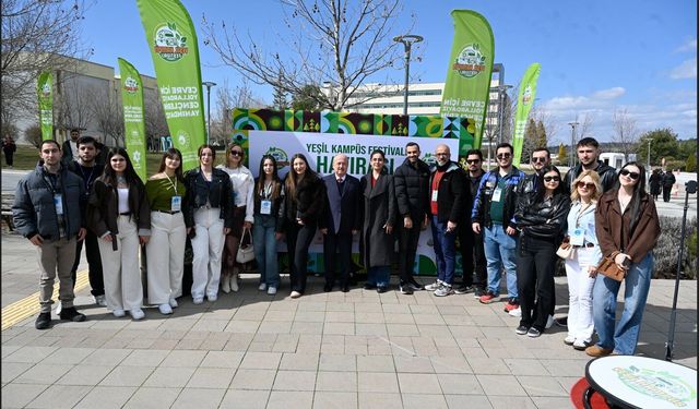 Yeşil Kampüs Festivali kapsamında Uşak Üniversitesi'nde etkinlik yapıldı