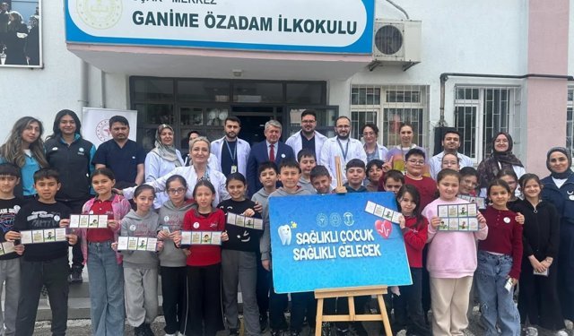 Uşak Ganime Özadam öğrencilerine sağlıklı yaşama bilinci aşılandı