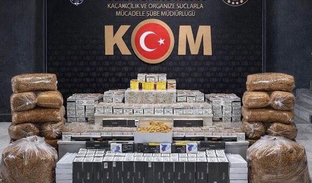 Uşak’ta kaçak tütün operasyonu!