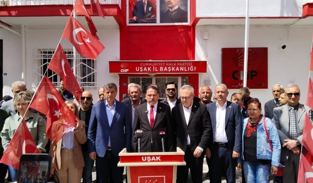 CHP Uşak İl Örgütü’nden gözaltılar ve tutuklamalar ile ilgili açıklama yapıldı