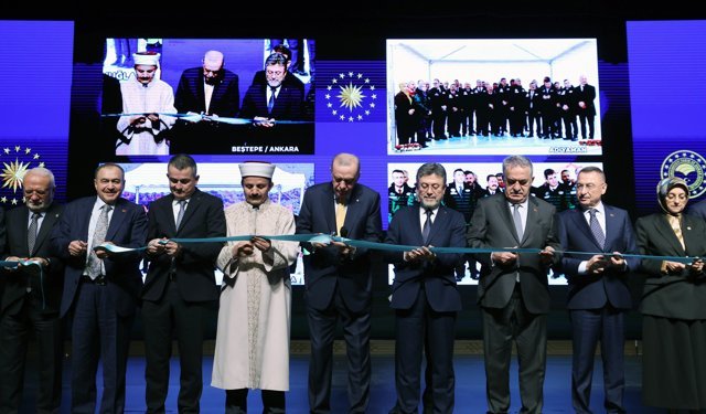 Cumhurbaşkanı Erdoğan, “DSİ Tarafından Tamamlanan 563 Tesisin Toplu Açılış Töreni'ne katıldı