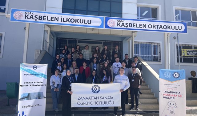 Uşak'ta “Tasarımına Merhaba De-2026” sosyal sorumluluk projesi başladı