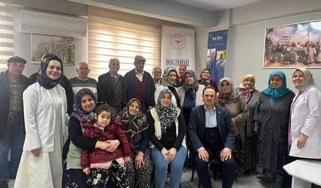 Uşak İl Sağlık Müdürlüğü(SAHA) Yetkilileri, Güre’de sağlıklı yaşam eğitimi düzenledi