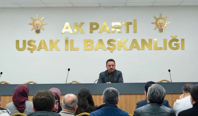 AK Parti Uşak İl Teşkilatı’nın haftalık olağan yürütme ve yönetim kurulu toplantısı gerçekleşti