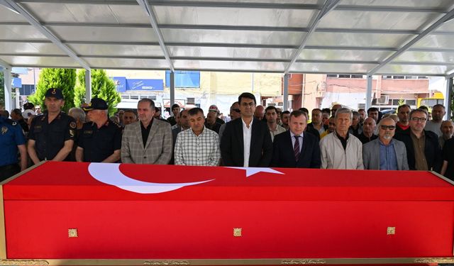 Eşme’de hayatını kaybeden Gazi son yolculuğuna uğurlandı