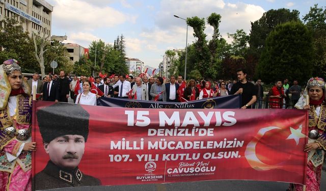 Denizli'de "Milli Mücadele Günü" kutlandı