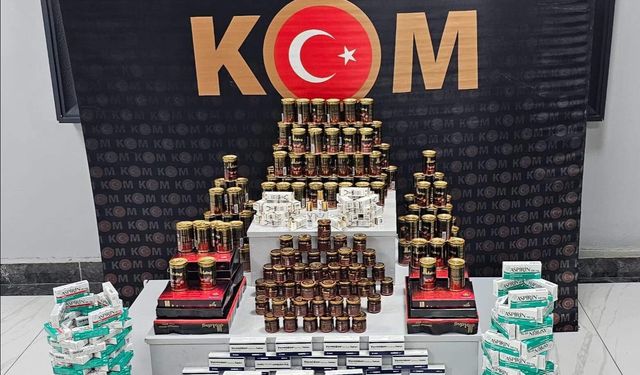 Uşak merkezde 2 ayrı adrese kaçak ilaç baskını yapıldı!