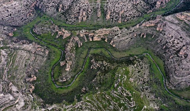 Uşak Ulubey Kanyonlarında yeni aktiviteler hayata geçiriliyor! 150 metrelik dev kaydırak Kurban Bayramına bitecek!