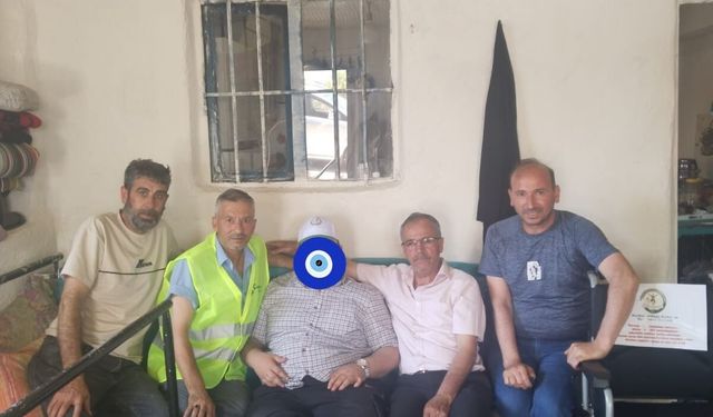 Şaphane’ye bağlı o köyden Uşaklı gence tekerlekli sandalye