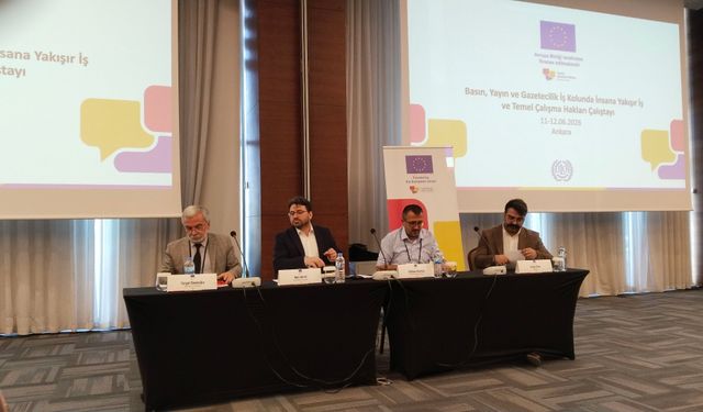 ILO Türkiye'nin düzenlediği ve gazetecilerin çalışma koşullarını masaya yatıran çalıştay tamamlandı